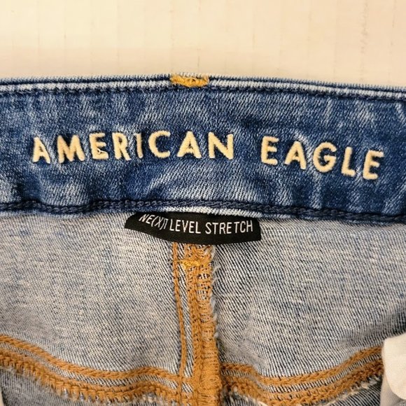 American Eagle Next Level Stretch Curvy Hi Rise Shortie Shorts, Ladies Size 4 - Picture 3 of 6